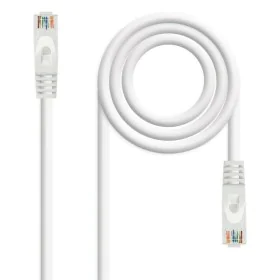 Câble Réseau Rigide UTP 6ème Catégorie NANOCABLE 10.20.1803-W LSZH (3 m) Blanc de NANOCABLE, Câbles Ethernet - Réf : S0226168...