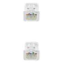 Cabo de rede rígido UTP Categoria 6 NANOCABLE 10.20.1803-W LSZH (3 m) Branco de NANOCABLE, Cabos Ethernet - Ref: S0226168, Pr...