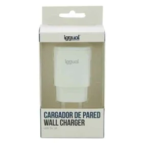 Carregador de Parede iggual IGG316924 5V Branco de iggual, Carregadores - Ref: S0229840, Preço: 4,89 €, Desconto: %