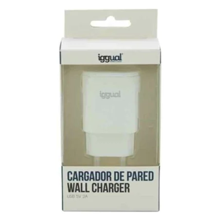 Cargador de Pared iggual IGG316924 5V Blanco de iggual, Cargadores - Ref: S0229840, Precio: 4,76 €, Descuento: %