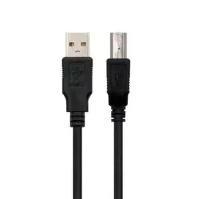 USB 2.0 Cable Ewent EC1003 Black by Ewent, Data Cables - Ref: S0230744, Price: 1,86 €, Discount: %