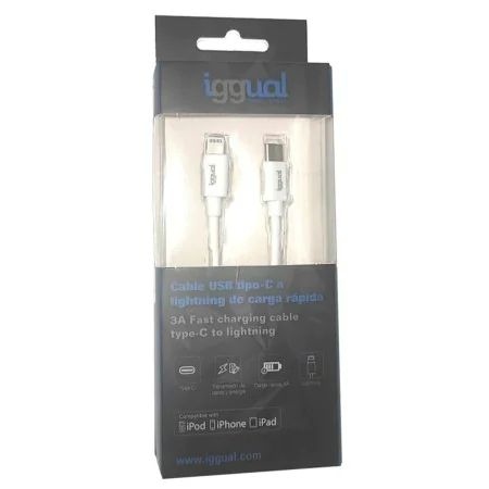 Câble USB-C vers Lightning iggual IGG317761 de iggual, Câbles USB - Réf : S0233231, Prix : 4,11 €, Remise : %