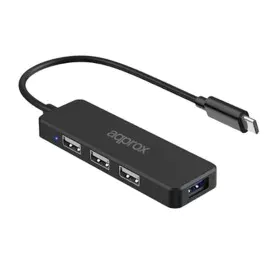 Hub USB-C 4 Puertos approx! APPC48V2 de approx!, Hubs USB - Ref: S0237216, Precio: 8,53 €, Descuento: %