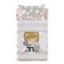 Set di Lenzuola HappyFriday Happynois Kitty Multicolore Culla Neonato 2 Pezzi di HappyFriday, Biancheria da letto per culle -...