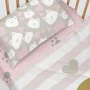 Conjunto de Lençóis HappyFriday Happynois Kitty Multicolor Berço de Bebé 2 Peças de HappyFriday, Roupa de cama para berços - ...