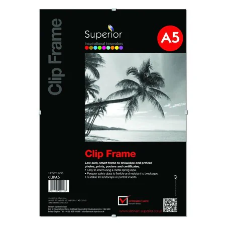 Cadre Photos Seco CLIP-A5 Marron Résine 21 x 15 cm de Seco, Cadres muraux et de table - Réf : S0381791, Prix : 4,44 €, Remise...