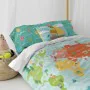 Parure de couette HappyFriday Happynois World Map Multicouleur Lit 1 persone 2 Pièces de HappyFriday, Couettes et housses de ...