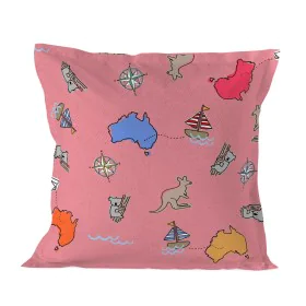 Pillowcase HappyFriday Baleno Teen Pink Kangaroo Multicolour 60 x 60 cm by HappyFriday, Sheets and pillowcases - Ref: D160931...