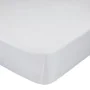 Sábana Bajera Ajustable HappyFriday Basic Blanco 180 x 200 x 32 cm de HappyFriday, Sábanas y fundas de almohada - Ref: D16093...