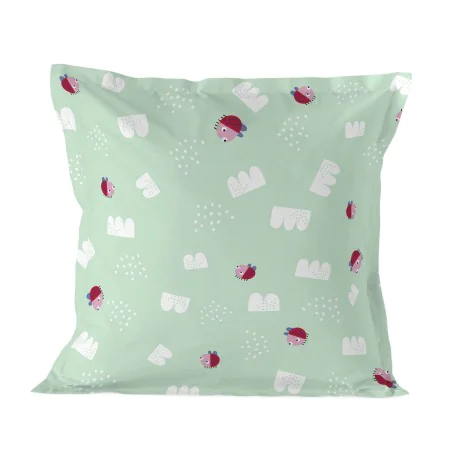 Pillowcase HappyFriday Moshi Moshi Patchword animal Multicolour 60 x 60 cm by HappyFriday, Sheets and pillowcases - Ref: D160...