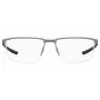 Monture de Lunettes Homme Under Armour UA-5049-G-5MOF716 Gris ø 57 mm de Under Armour, Lunettes et accessoires - Réf : S03864...