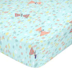 Fitted sheet HappyFriday MOSHI MOSHI Multicolour Single by HappyFriday, Sheets and pillowcases - Ref: D1609420, Price: 23,53 ...