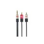 Câble Audio Jack (3,5 mm) vers 2 RCA DCU (3 m) de DCU Tecnologic, Câbles HDMI - Réf : S0429341, Prix : 7,09 €, Remise : %