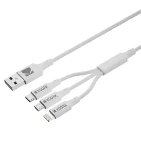 Cavo USB Kodak Bianco Multicolore di Kodak, Cavi USB - Rif: S0442003, Prezzo: 7,02 €, Sconto: %