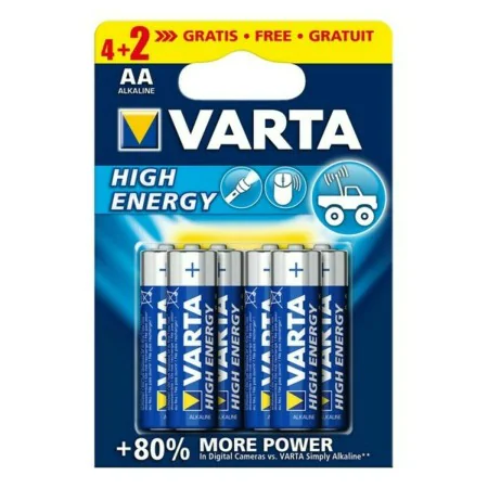 Piles Alcalines Varta 4906121436 AA 1.55 V de Varta, Piles jetables - Réf : S0451806, Prix : 4,72 €, Remise : %