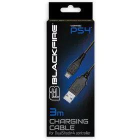 Câble USB vers micro USB Blackfire PS4 Noir de Blackfire, Câbles USB - Réf : S0452703, Prix : 4,53 €, Remise : %