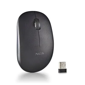 Wireless Mouse NGS SILENT MOUSE Black (1 Unit) by NGS, Mice - Ref: S0456801, Price: 7,27 €, Discount: %