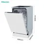 Lavastoviglie Hisense HV543D10 Personalizzabile 45 cm di Hisense, Lavastoviglie di dimensioni standard - Rif: S0457351, Prezz...