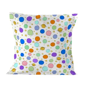 Pillowcase HappyFriday Le Petit Prince Les planetes Multicolour 80 x 80 cm by HappyFriday, Sheets and pillowcases - Ref: D160...