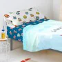 Drap housse HappyFriday LE PETIT PRINCE Multicouleur 105 x 200 x 32 cm de HappyFriday, Draps et taies d'oreiller - Réf : D160...