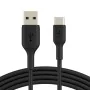 USB A to USB-C Cable Belkin CAB001bt1MBK Black 1 m by Belkin, USB Cables - Ref: S0459600, Price: 6,34 €, Discount: %