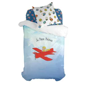 Juego de funda nórdica HappyFriday Le Petit Prince Son Avion Multicolor Cama de 80 2 Piezas de HappyFriday, Edredones y funda...