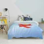 Duvet cover set HappyFriday Le Petit Prince Son Avion Multicolour Single 2 Pieces by HappyFriday, Quilts and quilt covers - R...