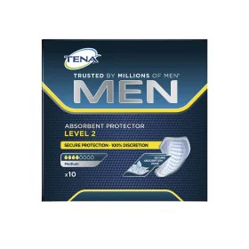 Compresas Normales sin Alas Tena Tena Men Level 10 Unidades de Tena, Protege slips - Ref: S05101978, Precio: 7,52 €, Descuent...