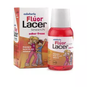 Bain de Bouche Lacer Flúor Junior Fluor Fraise 100 ml de Lacer, Bains de bouche - Réf : S05102577, Prix : 6,97 €, Remise : %