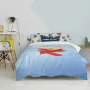 Duvet cover set HappyFriday Le Petit Prince Son Avion Multicolour Single 2 Pieces by HappyFriday, Quilts and quilt covers - R...