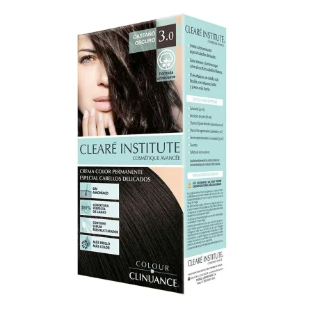 Dauerhafte Creme-Coloration Clearé Institute Colour Clinuance Nº 3.0-castaño oscuro (1 Stück) von Clearé Institute, Farben - ...