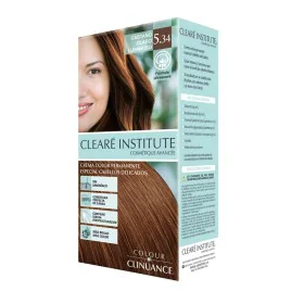 Coloration Permanente en Crème Clearé Institute Colour Clinuance Nº 5.34-castaño claro luminoso de Clearé Institute, Colorati...