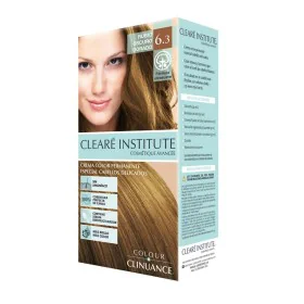 Coloração Permanente em Creme Clearé Institute Colour Clinuance Nº 6.3-rubio oscuro dorado (1 Unidade) de Clearé Institute, C...