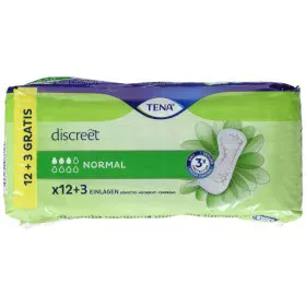 Inkontinenzeinlagen Tena Discreet 15 Stück (Parapharmazie) von Tena, Inkontinenzkompressen - Ref: S05108811, Preis: 5,19 €, R...