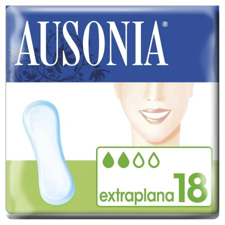 Extra Flat Sanitary Pads Ausonia 18 Units by Ausonia, Pantyliners - Ref: S05108997, Price: 4,75 €, Discount: %