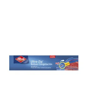 Set di Sacchetti Riutilizzabili Ermetici Albal Ultra-Zip Grande Freezer 12 Unità di Albal, Conservazione di alimenti - Rif: S...