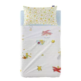 Set di Lenzuola HappyFriday Le Petit Prince Son monde Multicolore Culla Neonato 2 Pezzi di HappyFriday, Biancheria da letto p...