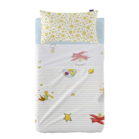 Bedding set HappyFriday Le Petit Prince Son monde Multicolour Baby Crib 2 Pieces by HappyFriday, Bed linen for cots - Ref: D1...