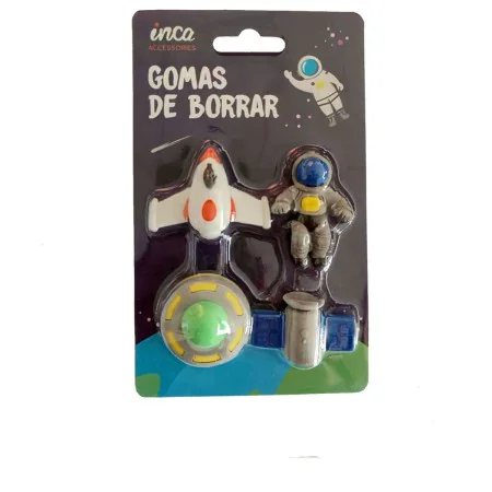 Set de Gomas de Borrar Inca Astronauta Nave Espacial 4 Piezas de Inca, Correctores y gomas de borrar - Ref: S05113608, Precio...