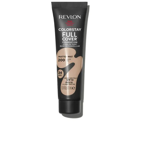 Base de Maquillage Crémeuse Revlon ColorStay Full Cover Nº 200 Nude de Revlon, Fonds de teint - Réf : S05114109, Prix : 8,91 ...