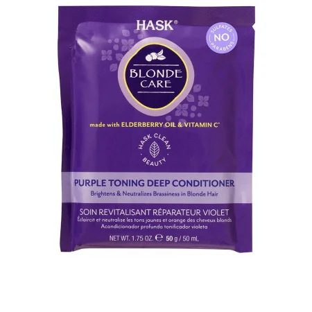 Colour Reviving Conditioner for Blonde Hair HASK Blonde Care 50 g by HASK, Conditioners - Ref: S05117031, Price: 4,36 €, Disc...