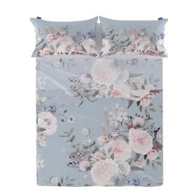 Drap HappyFriday Soft bouquet Multicouleur 160 x 270 cm de HappyFriday, Draps et taies d'oreiller - Réf : D1609540, Prix : 28...