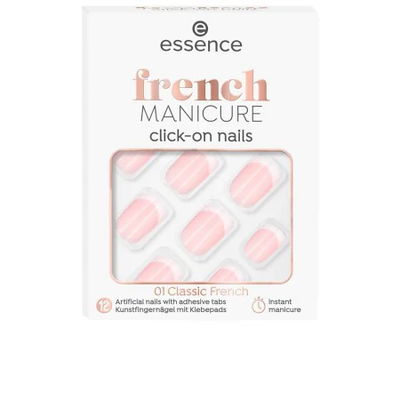 Falsche Nägel Essence French Selbstklebend Wiederverwendbar Nº 01 Classic french (12 Stück) von Essence, Kunstnägel und Zubeh...