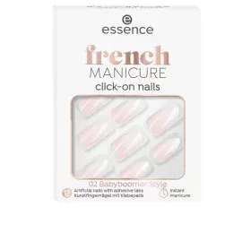 Falsche Nägel Essence French Selbstklebend Wiederverwendbar Nº 02 Babyboomer style (12 Stück) von Essence, Kunstnägel und Zub...