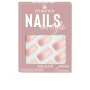 Unhas postiças Essence Nails In Style Autoadesivas Reutilizável Nº 16 Café au lait (12 Unidades) de Essence, Unhas postiças e...