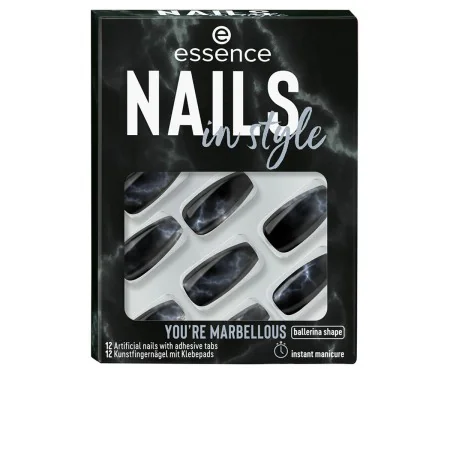 Faux ongles Essence Nails In Style Autocollants Réutilisable Nº 17 You're marbellous (12 Unités) de Essence, Faux ongles et a...