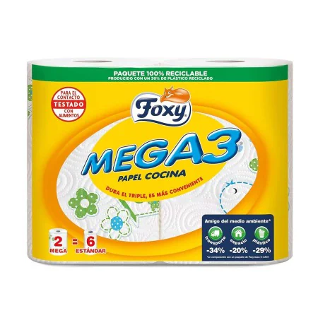 Papel de Cocina Foxy MEGA3 de Foxy, Rollos de cocina - Ref: S05122247, Precio: 11,54 €, Descuento: %