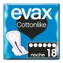 Night Sanitary Pads with Wings Evax COTTONLIKE (9 uds) by Evax, Pantyliners - Ref: S05124801, Price: 4,93 €, Discount: %