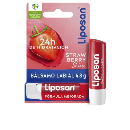 Baume à lèvres Liposan STRAWBERRY SHINE Fraise 4,8 g de Liposan, Baumes - Réf : S05125290, Prix : 3,62 €, Remise : %