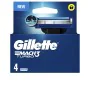 Lâminas de barbear Gillette MACH 3 TURBO (4 Unidades) de Gillette, Homem - Ref: S05126544, Preço: 17,00 €, Desconto: %